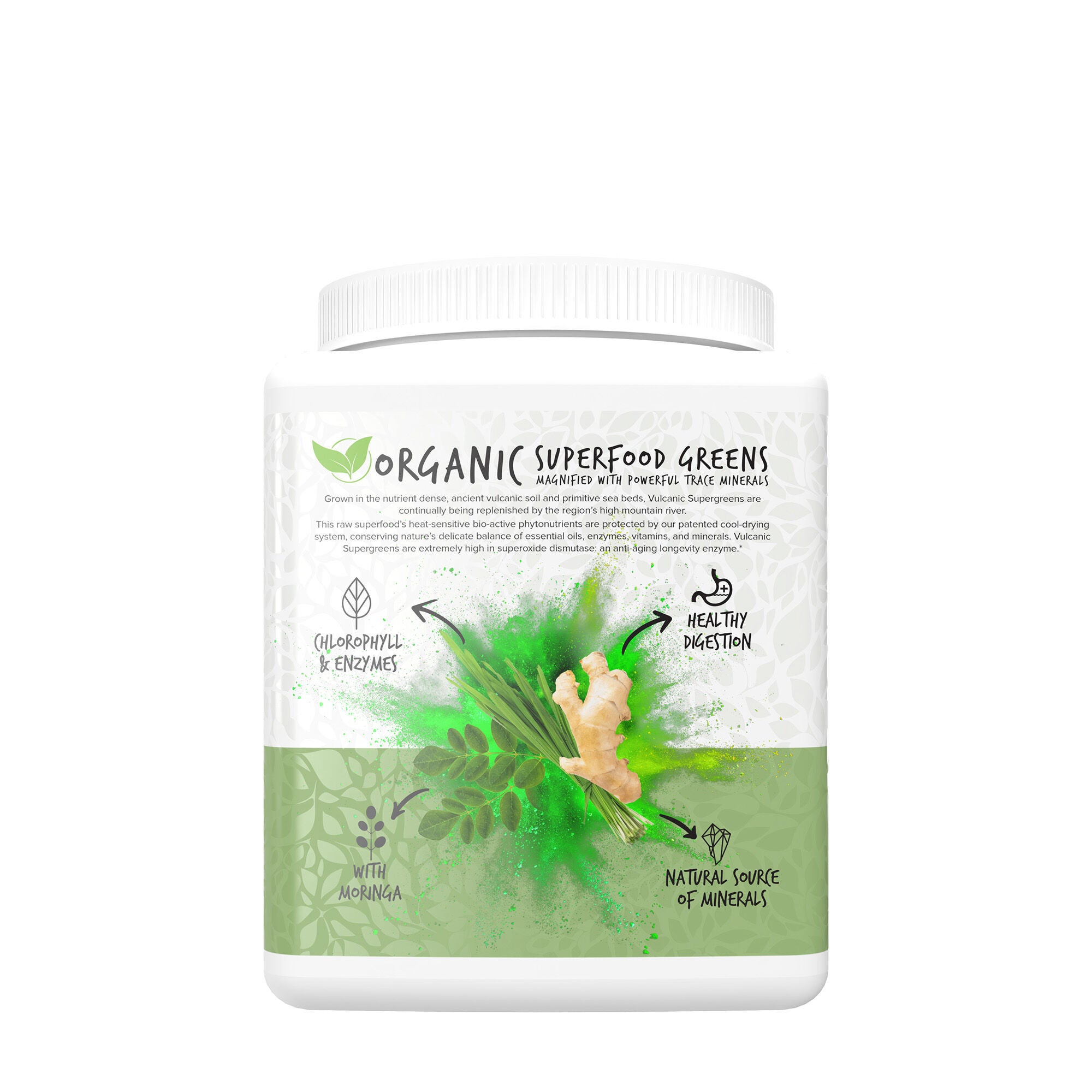 Vulcanic Supergreens - Mint - 7.9 oz. (45 Servings)  | GNC